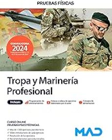 acceso a tropa y marinería profesional. pruebas físicas-9788414279557
