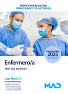 enfermero/a del servicio de salud del principado de asturias (sespa). test parte especifica-9788414296257