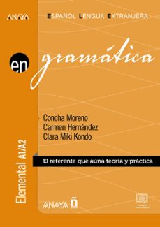 gramatica. nivel elemental  a1-a2-concha moreno garcia-9788414317457