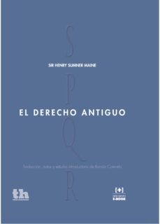 el derecho antiguo (ebook)-sir h. summer maine-9788416062157