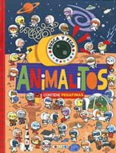 busca y pega animalitos 2 (contiene pegatinas)-9788418755057