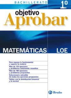 objetivo aprobar loe: matematicas 1 bachillerato-9788421660157