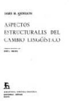 aspectos estructurales del cambio linguistico-j.m. anderson-9788424907457