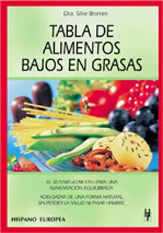 tabla de alimentos bajos en grasas-silke bromm-9788425514357
