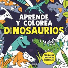 aprende y colorea: dinosaurios-9788427245457