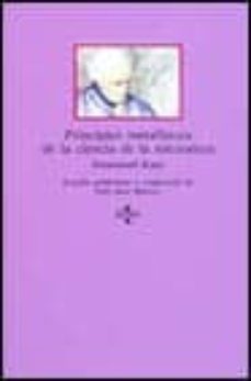 principios metafisicos de la ciencia de la naturaleza-9788430920457