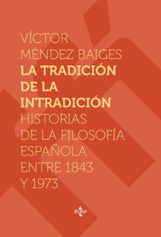 la tradicion de la intradicion-victor mendez baiges-9788430981557