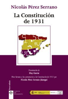 la constitucion de 1931 (ebook)-nicolas perez serrano-9788430983957