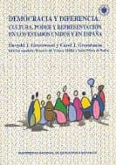 37172pb01: democracia y diferencia: cultura, poder y representaci on en los estados unidos y en españa-9788436237757