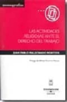 actividades religiosas ante derecho trabajo-9788447024957