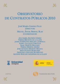 observatorio de contratos publicos 2010-9788447037957