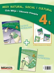 medi natural social i cultural 4 primaria llibre i dossier cataluña/baleares catala-9788448931957