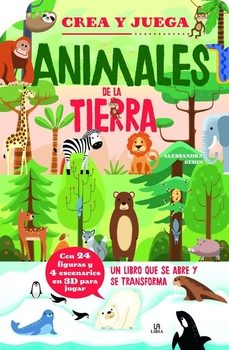 crea y juega: animales de la tierra-alberto bertolazzi-9788466244657