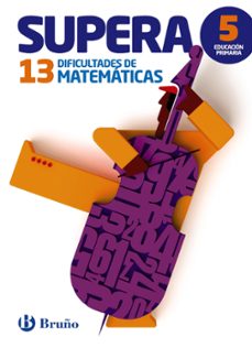 supera las 13 dificultades de matematicas 5º educacion primaria mec-9788469609057