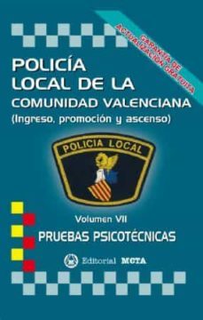 policia local de la comunidad valenciana volumen vii: pruebas psicotecnicas nueva edicion 2021-manuel segura ruiz-9788482193557