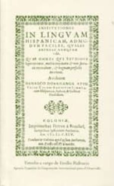 institutiones in linguam hispanicam, adm-emilio rigruejo-9788483471357
