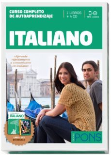 curso pons italiano ( 2 libros + 4 cds + dvd + cazapalabras) (incluye pelicula dolce vita en version original) (nivel a1 a2)-9788484439257