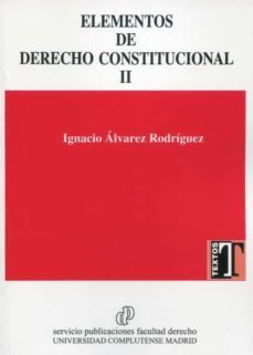 elementos de derecho constitucional ii-9788484812357