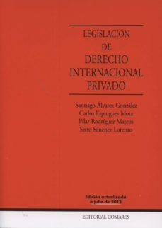 legislacion de derecho internacional privado (16ª ed.)-9788490450857