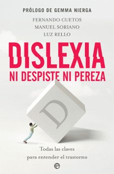 dislexia. ni despiste ni pereza-fernando cuetos vega-9788491646457