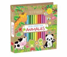 dibujar, colorear y pegar animales-9788491788157