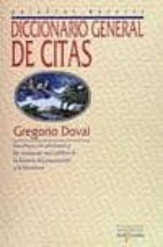 diccionario general de citas (3ª ed)-gregorio doval-9788496617957