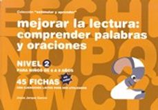 mejorar la lectura 2 (color)nivel comprender-jesus jarque garcia-9788498963557