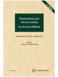 saneamientos por vicios ocultos (2ª ed.)-jose ramon de verda y beamonte-9788499034157