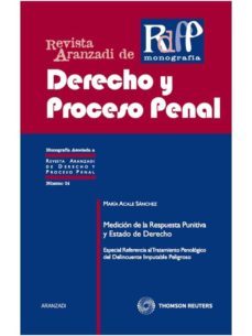 medicion de la respuesta punitiva y estado de derecho-9788499037257