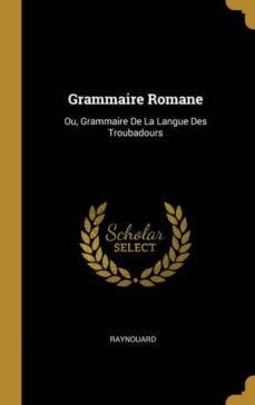 grammaire romane-9780270257267