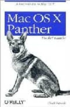 a user s guide to mac os x panther. pocket guide-chuck toporek-9780596006167