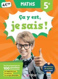 ça y est, je sais ! maths 5e-9782047359167