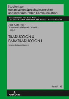 traduccion &amp; paratraduccion i (ebook)-9783631811467