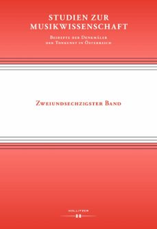 studien zur musikwissenschaft - beihefte der denkmaler der tonkunst in osterreich. band 62 (ebook)-9783990941867