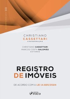 registro de imóveis - 4ª ed - 2025 (ebook)-christiano cassettari-marcos costa salomão-9786561205467