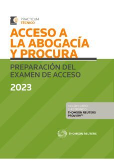acceso a la abogacia y procura. preparación del examen de acceso 2023  (papel + e-book)-alberto palomar olmeda-9788411249867