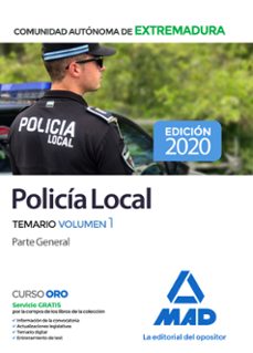policia local de extremadura. temario (vol. 1) parte general-moises cayetano rodriguez-9788414237267
