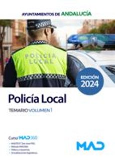 policía local de andalucía. temario volumen 1-9788414288467