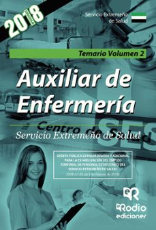 auxiliar de enfermeria del servicio extremeño de salud. temario. volumen 2.-9788416963867
