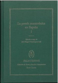 la poesia macarronica en españa i-jose miguel dominguez leal-9788417999667