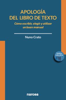 apologia del libro de texto-nuno crato-9788427731967