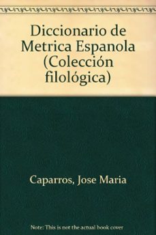 diccionario de metrica española-9788428313667