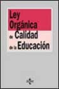 ley organica de calidad de la educacion-9788430939367