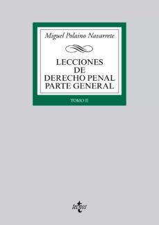 lecciones de derecho penal parte general tomo ii-miguel polaino navarrete-9788430958467