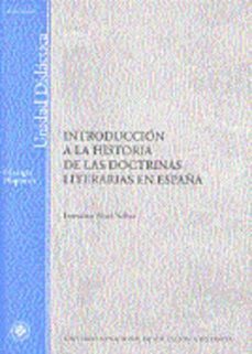 introduccion a la historia de las doctrinas literarias en españa (unidad didactica) (2ª ed.)-9788436251067