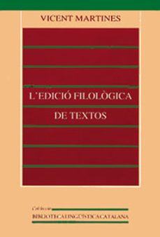 ledicio filologica de textos-vicent martines peres-9788437039367