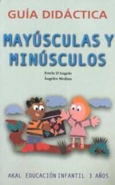 mayusculas y minusculos 3 años. libro guia del profesorado. (educacion infantil)-9788446015567