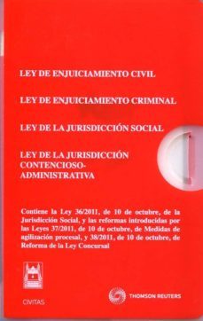 pack reformas procesales : ley de enjuiciamiento civil, ley de en juiciamiento criminal, ley jurisdiccion social, contencioso-administrativo.-9788447036967