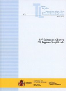 irpf estimacion objetiva iva regimen simplificado 2025-9788447612567