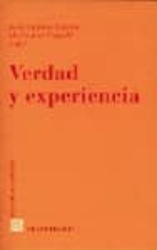 verdad y experiencia-juan antonio nicolas-maria jose frapolli sanz-9788481517767